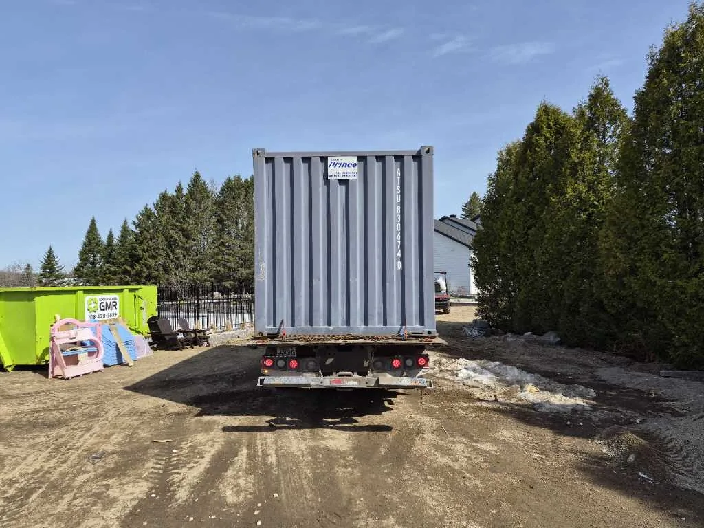 20-foot storage container available year-round