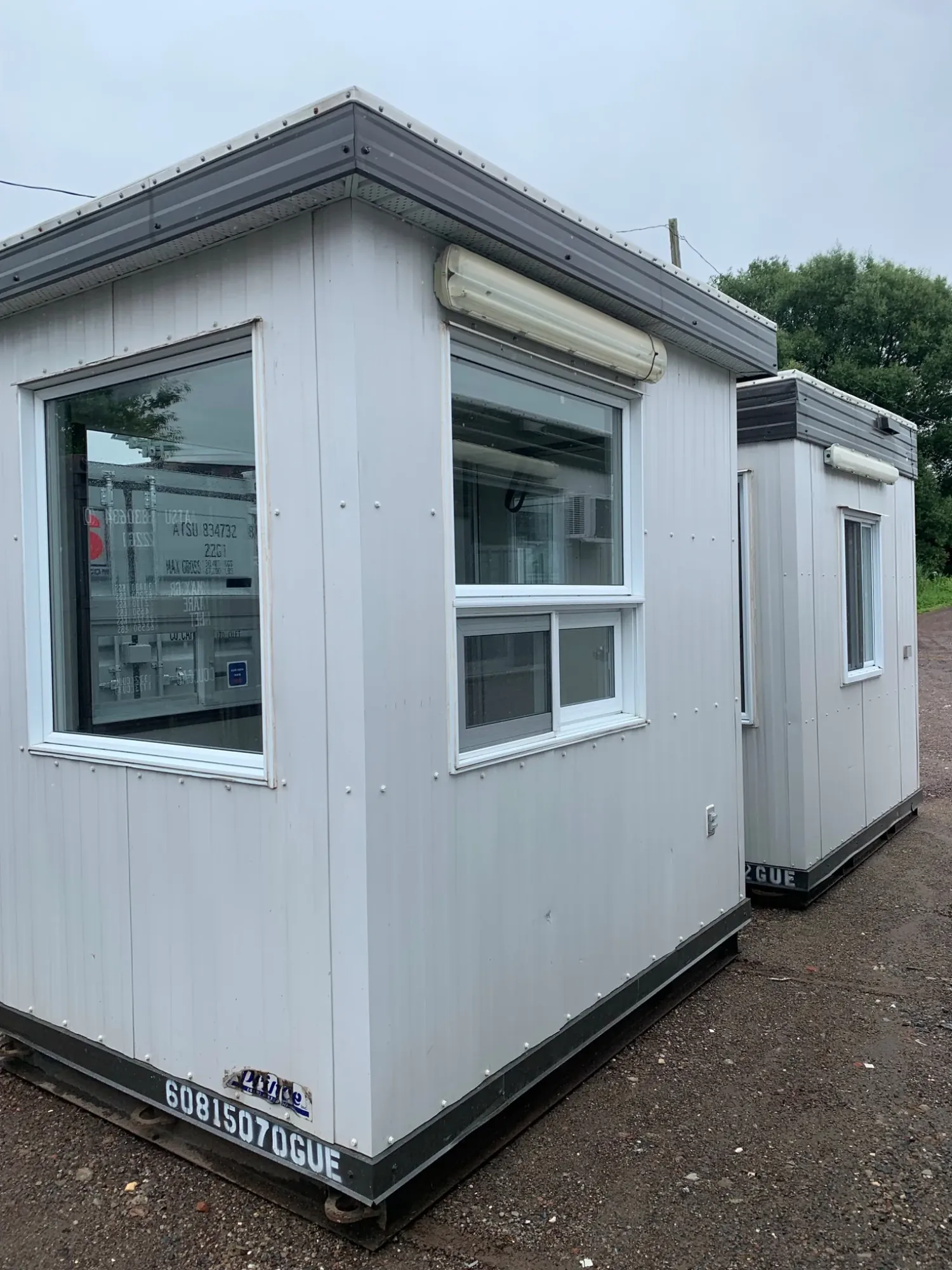 Guardhouse with extensive glazing