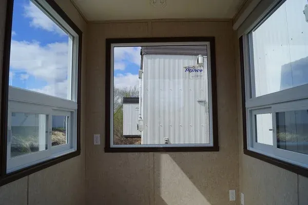 Interior of a security guard post