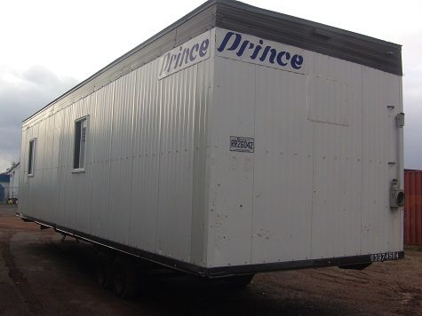 Roulotte de chantier 8′×16′ - Location Prince